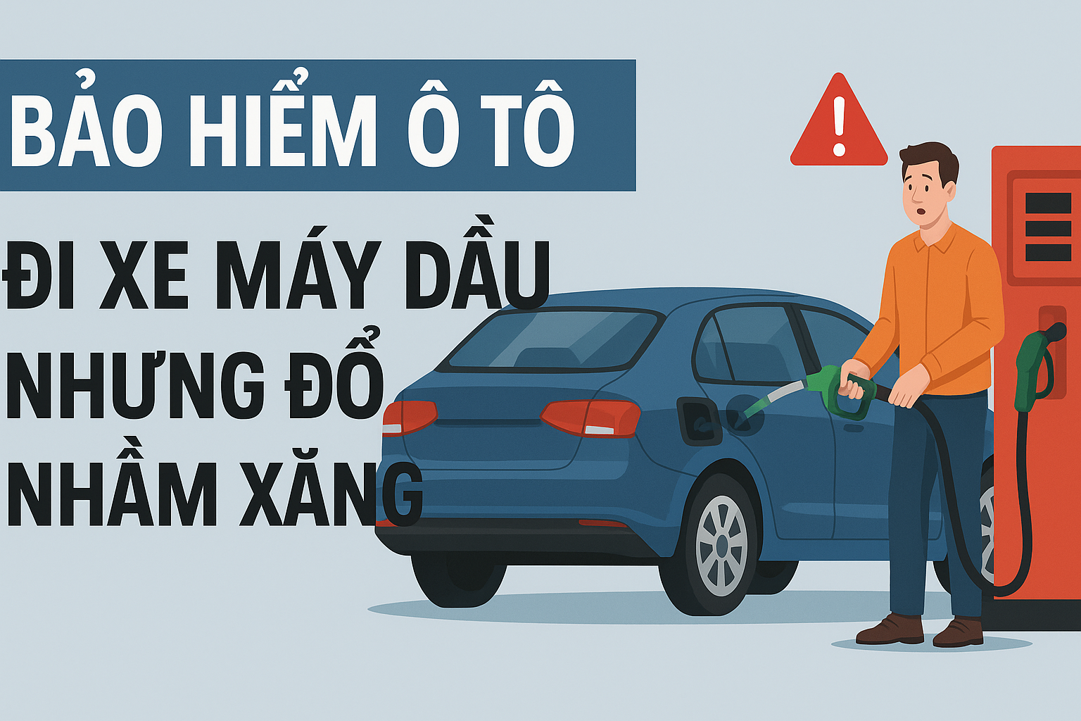 Bảo hiểm ô tô, Bảo hiểm thân vỏ ô tô, Emily xevaban, Bảo hiểm bắt buộc, Mua bảo hiểm ô tô, tư vấn bảo hiểm miễn phí, đòi quyền lợi bảo hiểm miễn phí, Xe máy dầu nhưng đổ nhầm xăng, Đổ nhầm xăng có bảo hiểm không
